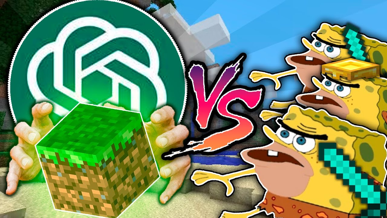 NÓS vs CHATGPT no minecraft