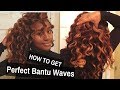 PERFECT HEATLESS WAVES on Dry Natural Hair | Bethany Camille