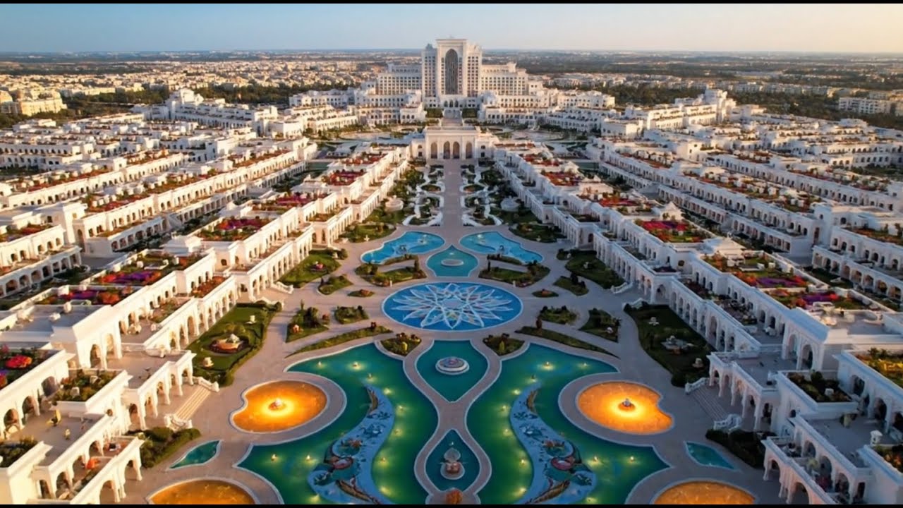 “Inside the World’s Biggest $200M White Palace 🏛️✨”