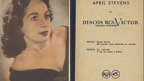 Thumbnail of April Stevens   Teach Me Tiger 1965 Version