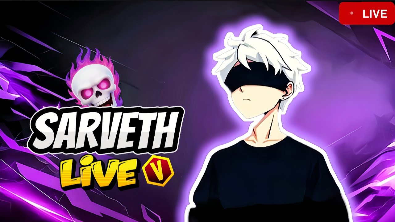 FREE FIRE LIVE 🔴 | UID CHECK + CUSTOM ROOM💥 SARVETH GAMEING 🔥 JOIN FAST ⚡#freefirelive