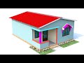 assamese style house desgin and plan with tenset roofing | lowcost tinset roofing house desgin