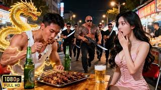 Beggar bullied at a BBQ awakens war god power,beats everyone—a CEO offers herself to him on the spot