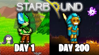 I played 200 days of MODDED Space Terraria... (Starbound)
