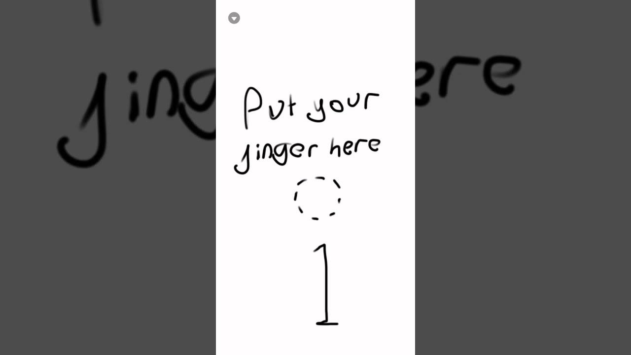 Put Your Finger Here And HOLD Lil Animation Shorts Viral Fyp Artist Tiktok Yt