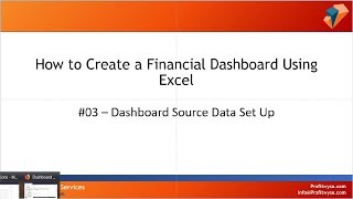Dashboard Tutorial - 03 - Data Source Set Up