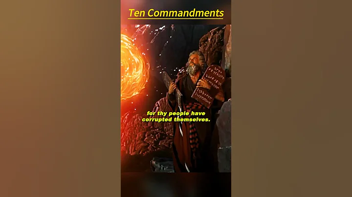📜 The Ten Commandments (1956) | Moses Sees God’s Law Etched in Stone on Mount Sinai ✝️🔥⛰️