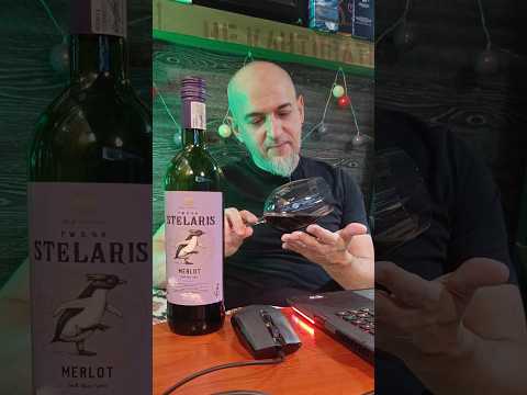 Вино с дюльфином из КиБ. Стеларис Мерло #wine