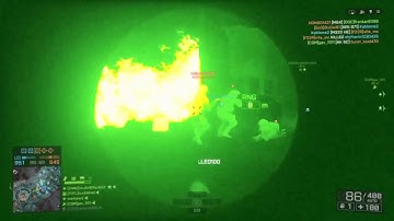 Battlefield 4 : Spawning behind the enemy with 100 rounds.