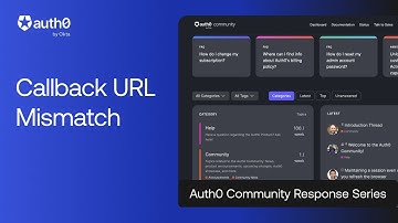 Callback URL Mismatch - Auth0 Support