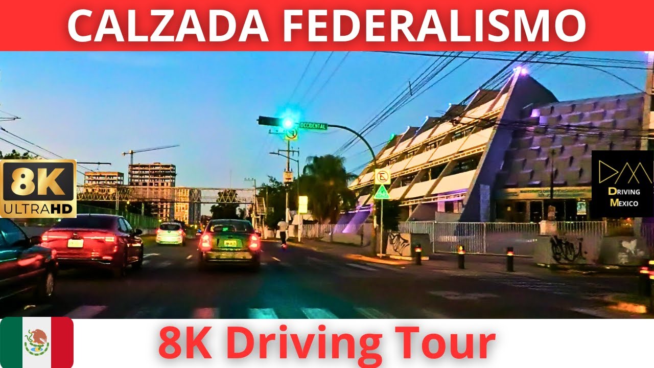 GUADALAJARA Calzada Federalismo Norte 8K Driving Tour | Jalisco 🇲🇽