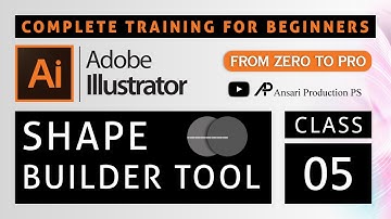 Adobe Illustrator For Beginners - Training Class 5 - Shape Builder Tool