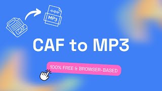 How To Convert CAF To MP3