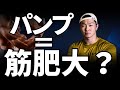 パンプ完全攻略 パンプ=筋肥大ではありません