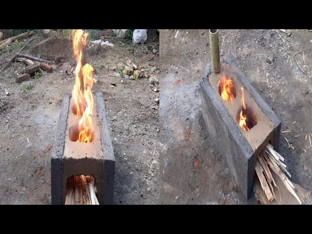 cara membuat tungku kayu bakar tanpa asap class=