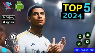 TOP 5 Best football Games For Android 2024 || High GRAPHICS (Offline/Online) 4K screenshot 2