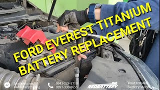 Ford everest titanium battery replacement