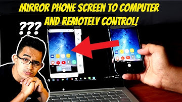 Mirror android phone screen to PC or laptop!