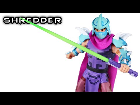 NECA SHREDDER Turtles in Time TMNT Arcade Series Action Figure Review -  YouTube