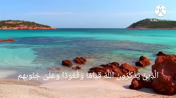 القارئ الشيخ حسن علي سورة آل عمران الآيتان (190-191) | (Surat Al-Imran (190-191