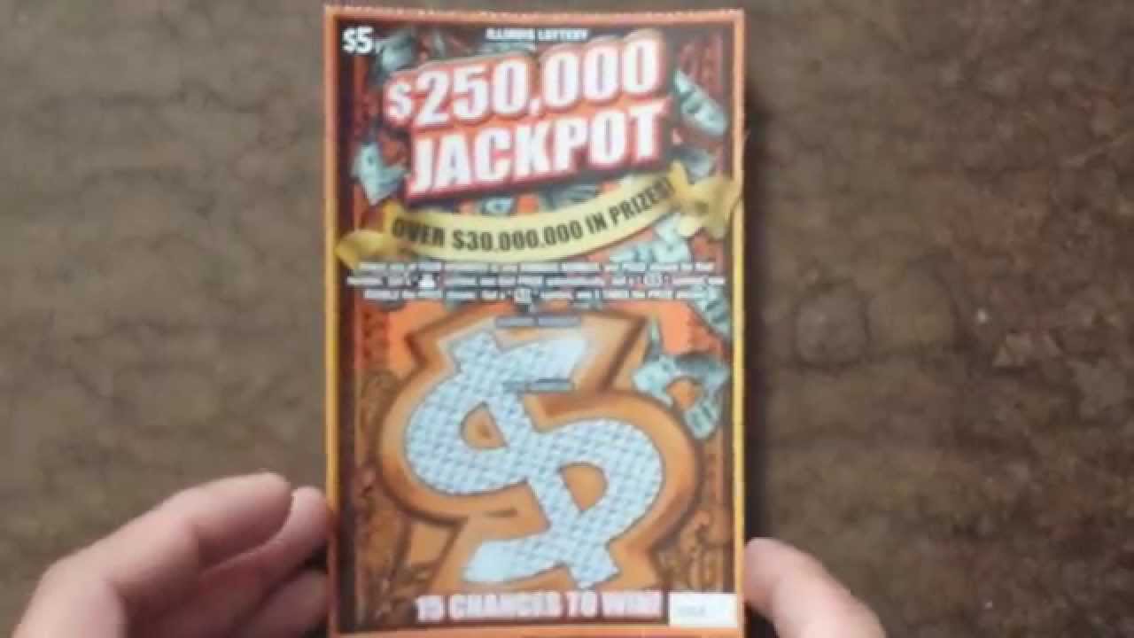 *WIN* Illinois Lottery "250,000 Jackpot" Scratch Off!! YouTube