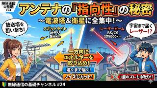 【初心者向け】アンテナの「指向性」とは？八木アンテナとパラボラの違いを完全解説