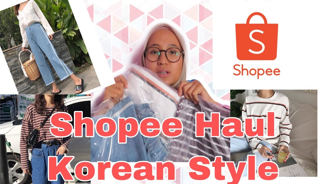  Borong  Baju  Ala Korea  Murah  Dari Shopee Haul Lagi  YouTube