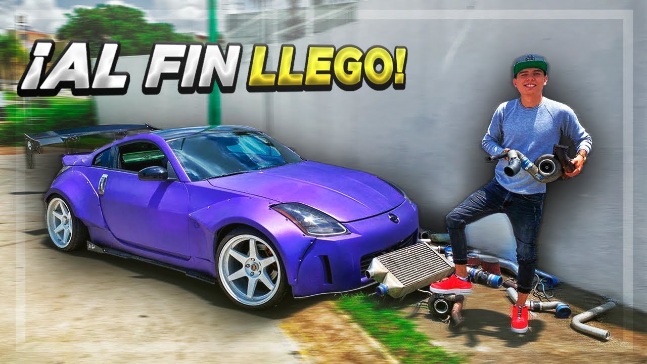YA LLEGO EL TWINTURBO DE MI 350z | ManuelRivera11