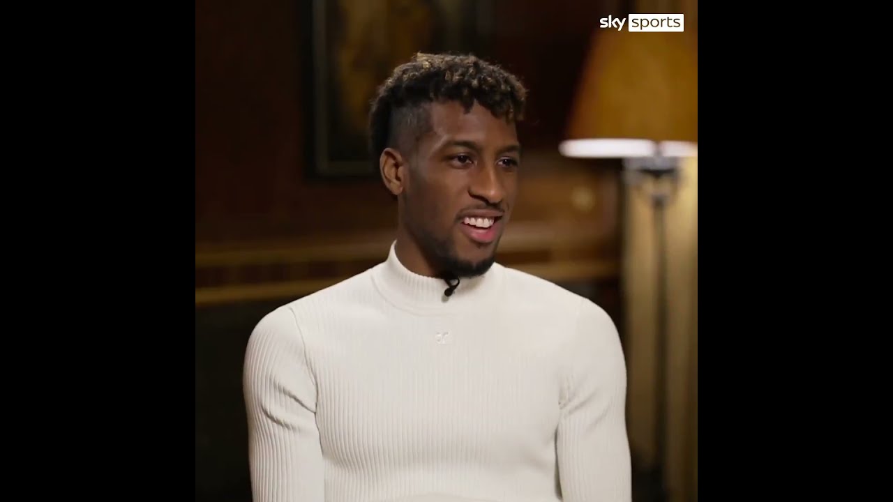 Kingsley Coman on playing alongside Harry Kane at Bayern Munich