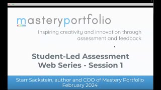 Student Led Assessment Webinar part 1