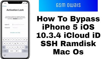 LIVE - iPhone 5 Bypass iCloud iD iOS 10.3.4 SSH RamDisk