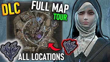 Elden Ring Nightreign DLC 100% Map Guide – All Bosses, Dungeons & Locations