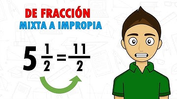 CONVERTIR FRACCIÓN MIXTA A IMPROPIA Super facil - Para principiantes