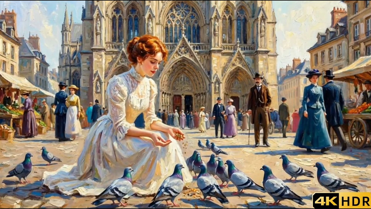 Beautiful Oil Frame Tales | Historical Women Artwork | Soft Classical Aesthetic