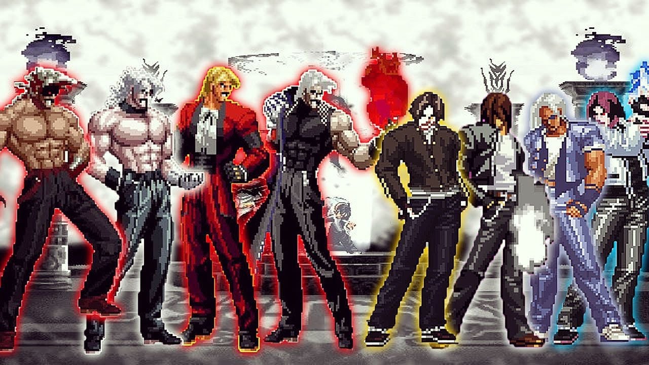 [KOF Mugen] Rugal Bernstein Vs Kyo Kusanagi Team - YouTube