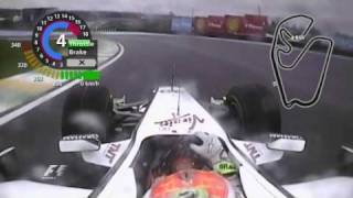 Rubens Barrichello Fazendo a Pole no Gp Brasil de Interlagos 2009