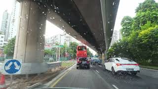 Driving tour  Bukit Gombak to Clementi  Singapore Road