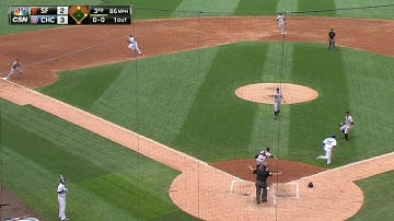 SF@CHC: Posey, Duffy start 2-5-4 double play