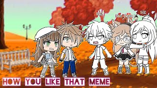 How You Like That Meme - Gacha Life