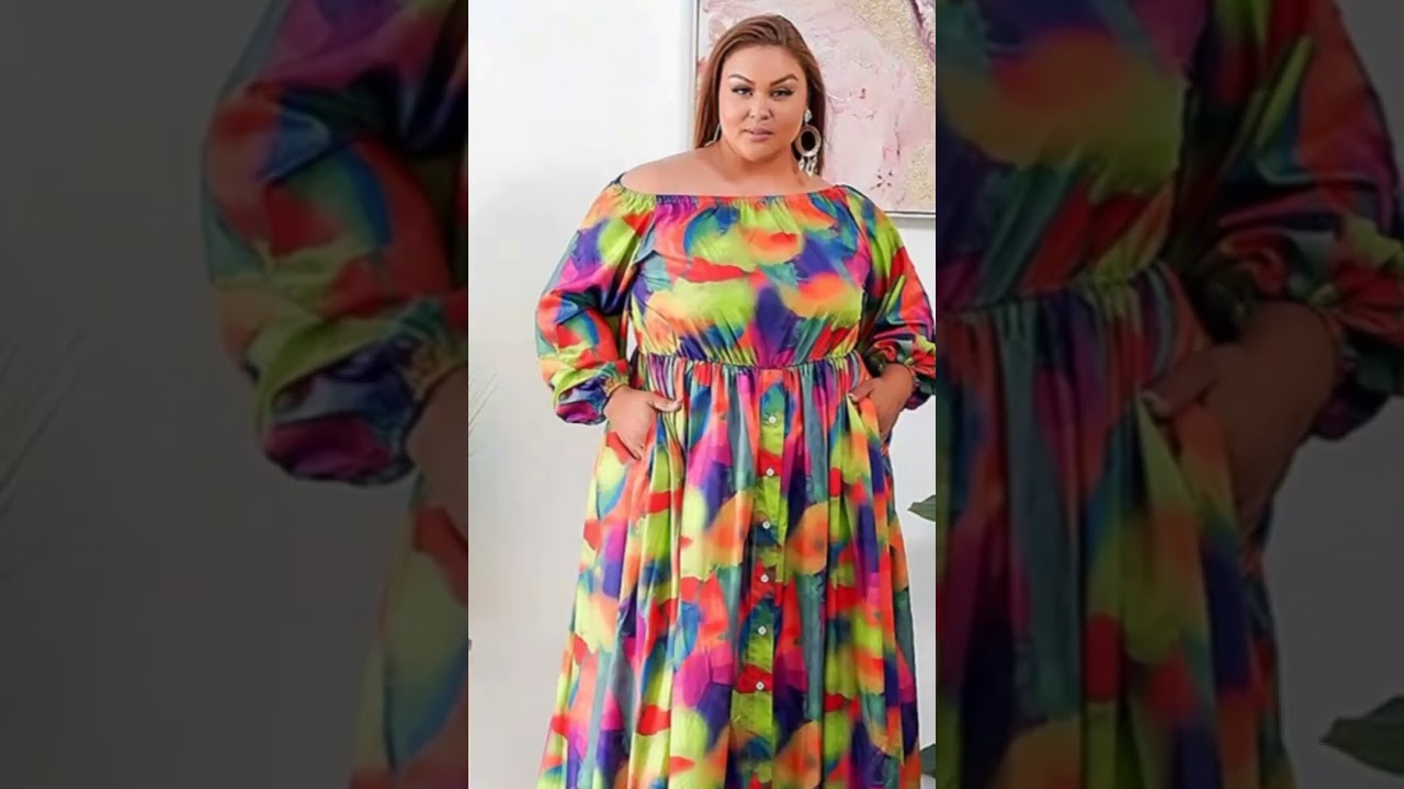 Swing dress for plus size women 
