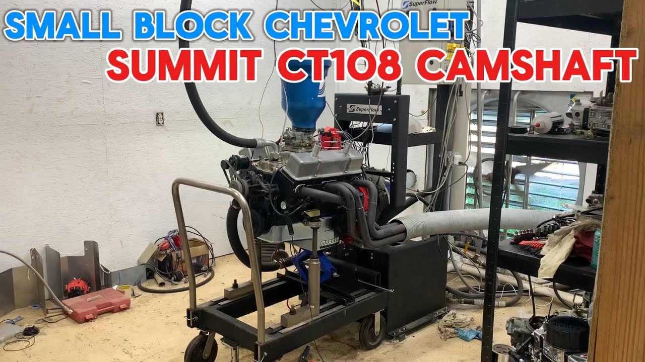 Summit Racing CT108 Solid Flat Tappet Camshaft / Small Block Chevrolet Dyno Test