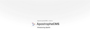 Introducing the Apollo theme for ApostropheCMS + Astro
