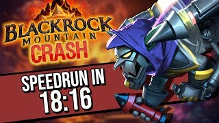 BLACKROCK CRASH - Dr. Boom Speedrun in 18:16 | Rise of Shadows | Hearthstone