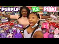 Extreme Slime Challenge! | Purple Vs Pink Shopping Challenge!