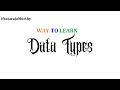 Data types in Java | Nataraja Murthy | #Java