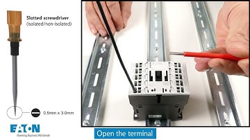 Eaton - Easy installation with push-in technology!