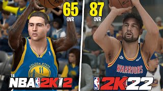 Hitting A 3pt Shot With Klay Thompson In Every NBA 2K!