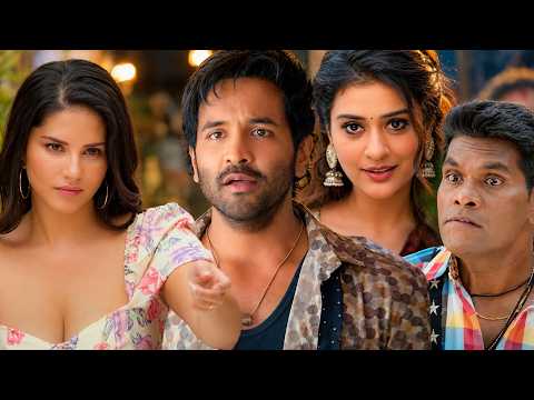 Do Ladkiyon Ke Beech Phas Gaya Bechara | Ginna Bhai | Hindi Movie| Vishnu Manchu, Payal, Sunny Leone