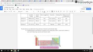 Interpreting Data to Determine An Unknown Element