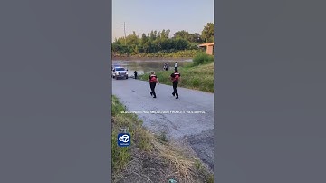 Paraglider collides with telephone wires and plummets into river